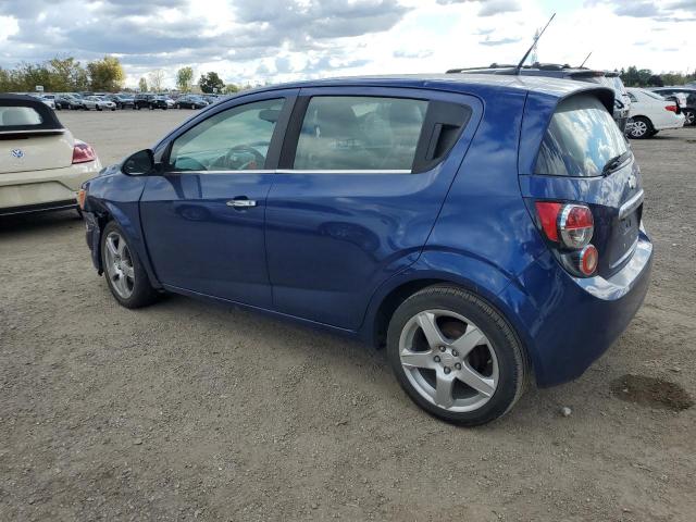 1G1JE6SB1D4209407 - 2013 CHEVROLET SONIC LTZ BLUE photo 2