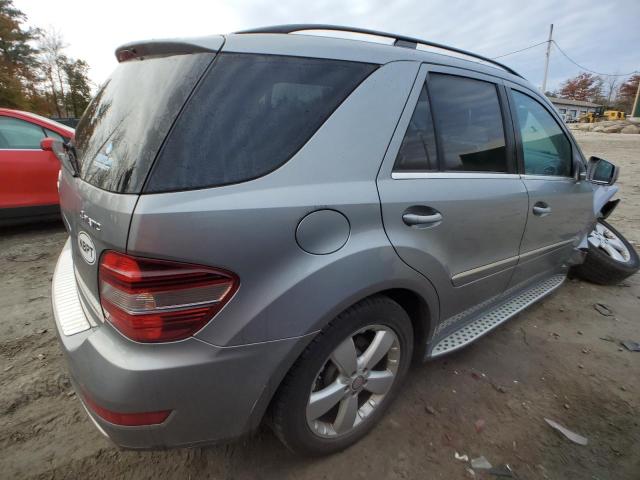 4JGBB8GB8BA656707 - 2011 MERCEDES-BENZ ML 350 4MATIC SILVER photo 3