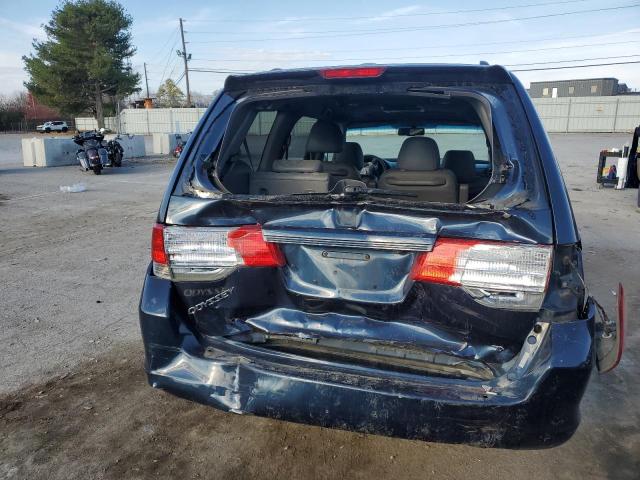 5FNRL38709B409325 - 2009 HONDA ODYSSEY EXL BLUE photo 6