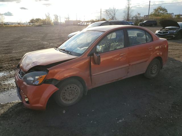 KNADH4B33B6728319 - 2011 KIA RIO BASE ORANGE photo 1