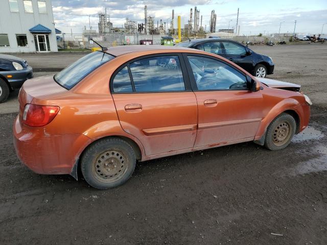 KNADH4B33B6728319 - 2011 KIA RIO BASE ORANGE photo 3