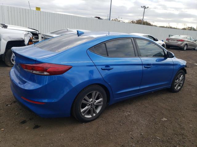 KMHD84LFXHU192447 - 2017 HYUNDAI ELANTRA SE BLUE photo 3