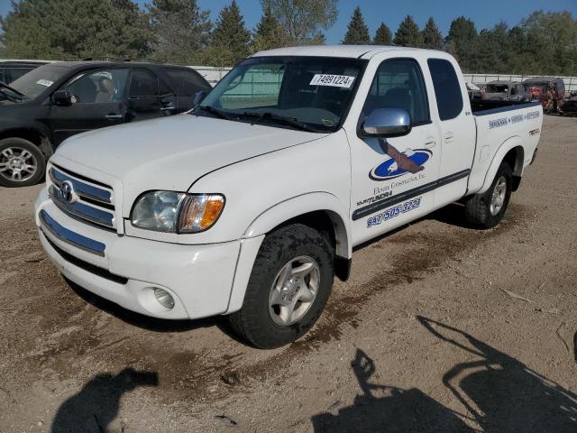 5TBBT44114S450293 - 2004 TOYOTA TUNDRA ACCESS CAB SR5 WHITE photo 1