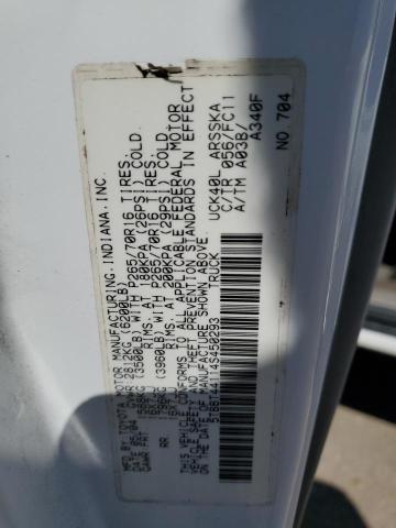 5TBBT44114S450293 - 2004 TOYOTA TUNDRA ACCESS CAB SR5 WHITE photo 12