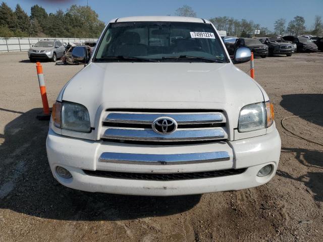 5TBBT44114S450293 - 2004 TOYOTA TUNDRA ACCESS CAB SR5 WHITE photo 5