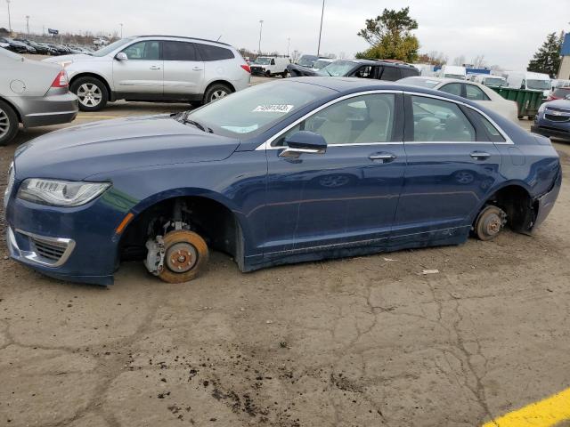 3LN6L5FC4JR614708 - 2018 LINCOLN MKZ RESERVE BLUE photo 1