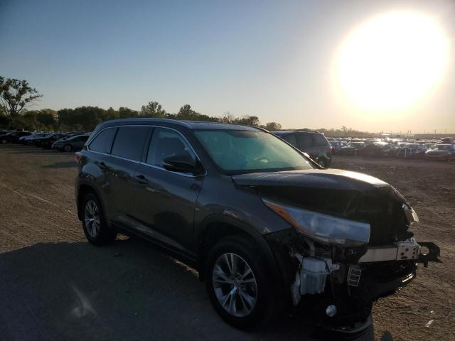 5TDJKRFH5FS165614 - 2015 TOYOTA HIGHLANDER XLE GRAY photo 4