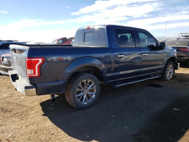 1FTEW1EP5HFB88832 - 2017 FORD F150 SUPERCREW BLUE photo 3