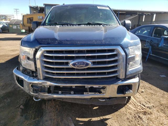 1FTEW1EP5HFB88832 - 2017 FORD F150 SUPERCREW BLUE photo 5