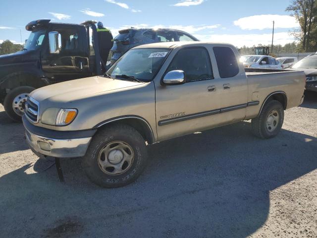 5TBRN34112S234833 - 2002 TOYOTA TUNDRA ACCESS CAB SR5 GOLD photo 1