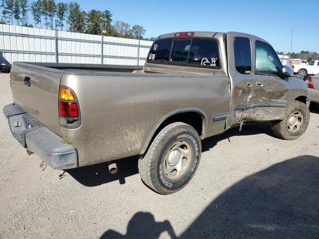 5TBRN34112S234833 - 2002 TOYOTA TUNDRA ACCESS CAB SR5 GOLD photo 3