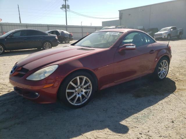 WDBWK56F15F048655 - 2005 MERCEDES-BENZ SLK 350 BURGUNDY photo 1