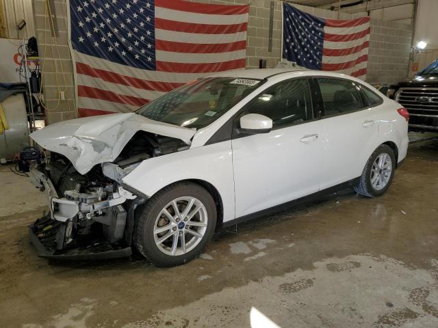 1FADP3F2XJL252951 - 2018 FORD FOCUS SE WHITE photo 1