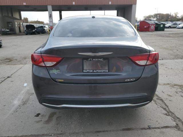 1C3CCCAB6FN602777 - 2015 CHRYSLER 200 LIMITED GRAY photo 6