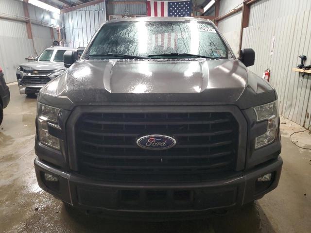 1FTEW1EG8FKF24655 - 2015 FORD F150 SUPERCREW GRAY photo 5