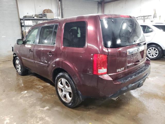 5FNYF4H43DB030200 - 2013 HONDA PILOT EX BURGUNDY photo 2