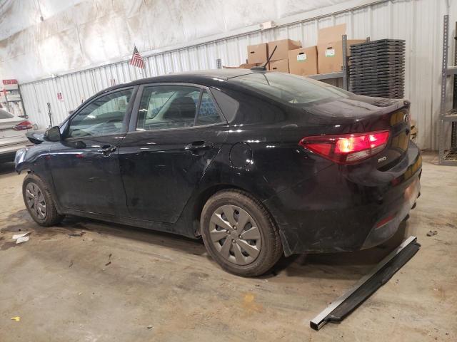 3KPA24AB5KE207452 - 2019 KIA RIO S BLACK photo 2