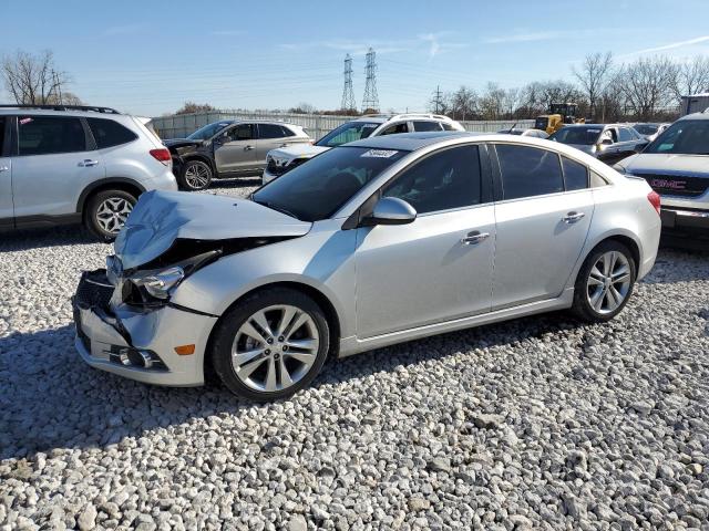 1G1PG5SB8E7387040 - 2014 CHEVROLET CRUZE LTZ SILVER photo 1