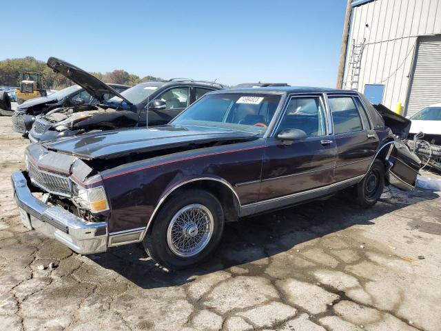1G1BU51E5KR147636 - 1989 CHEVROLET CAPRICE CLASSIC BROUGHAM BURGUNDY photo 1