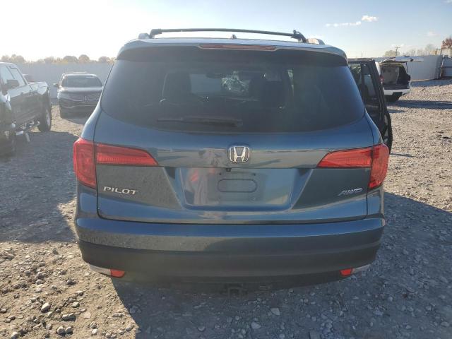 5FNYF6H50JB045866 - 2018 HONDA PILOT EXL BLUE photo 6