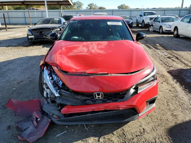 19XFL2H81NE006556 - 2022 HONDA CIVIC SPORT RED photo 5