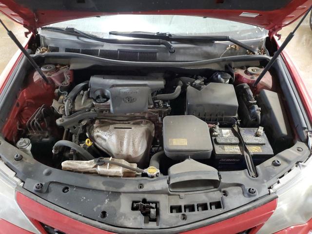 4T1BF1FK8CU563666 - 2012 TOYOTA CAMRY BASE RED photo 11