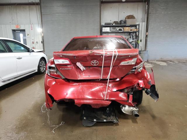 4T1BF1FK8CU563666 - 2012 TOYOTA CAMRY BASE RED photo 6