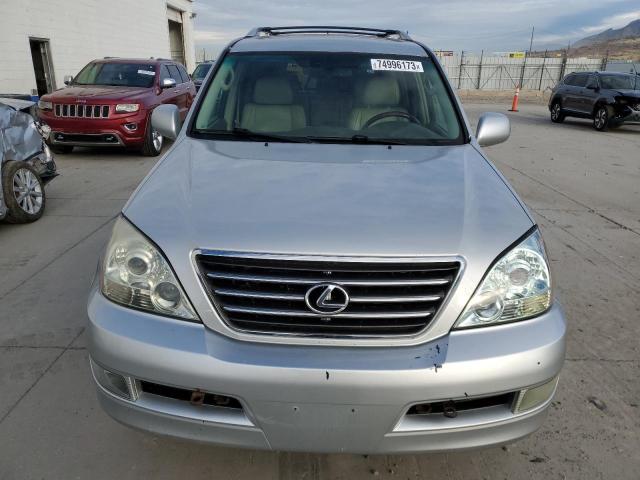 JTJBT20X090172211 - 2009 LEXUS GX 470 SILVER photo 5