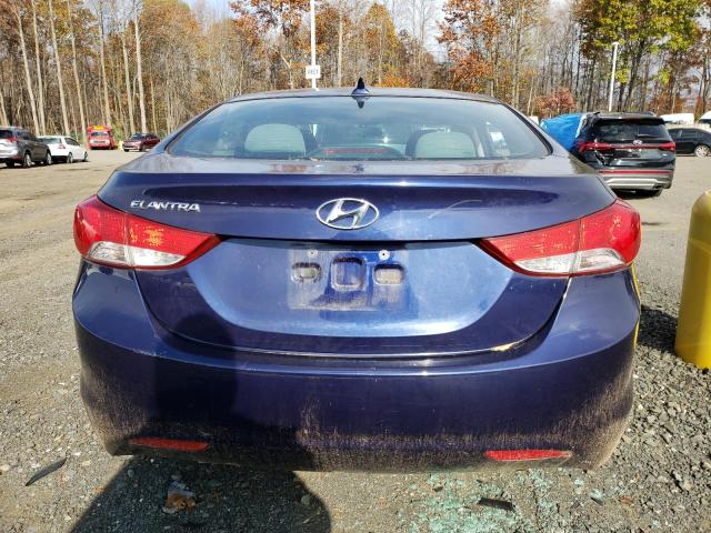 5NPDH4AE8DH441427 - 2013 HYUNDAI ELANTRA GLS BLUE photo 6