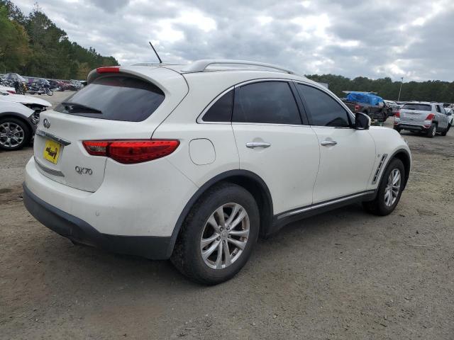 JN8CS1MW3EM413420 - 2014 INFINITI QX70 WHITE photo 3