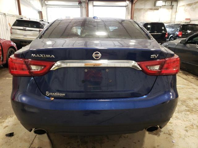 1N4AA6AP1JC386448 - 2018 NISSAN MAXIMA 3.5S BLUE photo 6