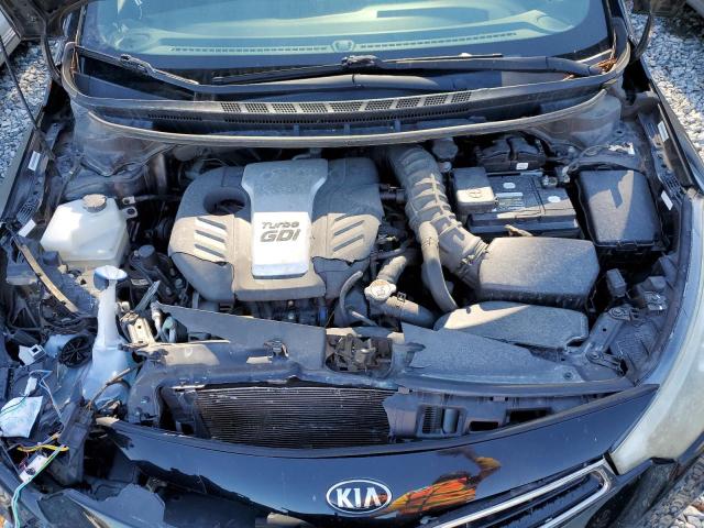 KNAFZ5A35F5260585 - 2015 KIA FORTE SX BLACK photo 11