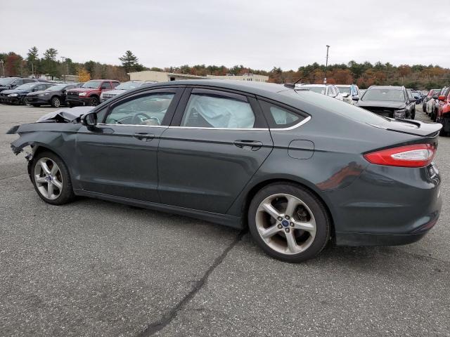 3FA6P0H79FR210280 - 2015 FORD FUSION SE GRAY photo 2