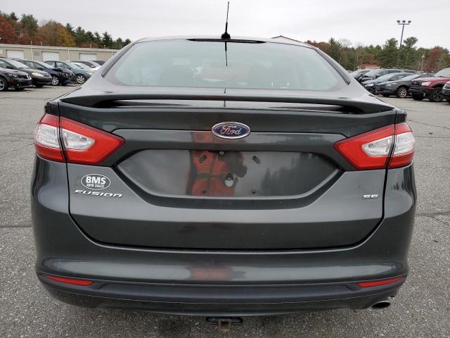 3FA6P0H79FR210280 - 2015 FORD FUSION SE GRAY photo 6