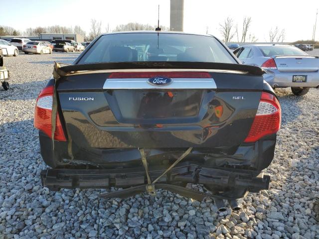 3FAHP0JA1BR139178 - 2011 FORD FUSION SEL BLACK photo 6