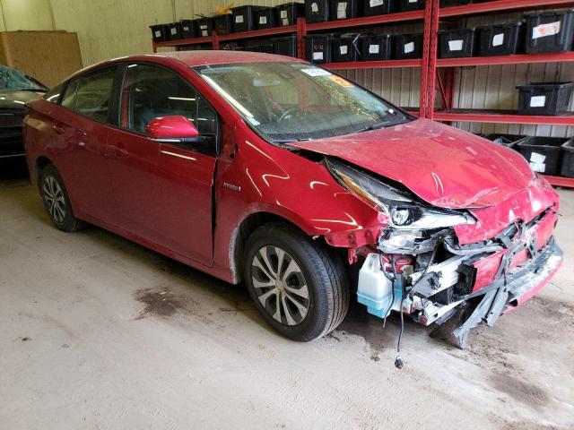 JTDL9RFU3L3017279 - 2020 TOYOTA PRIUS LE RED photo 4