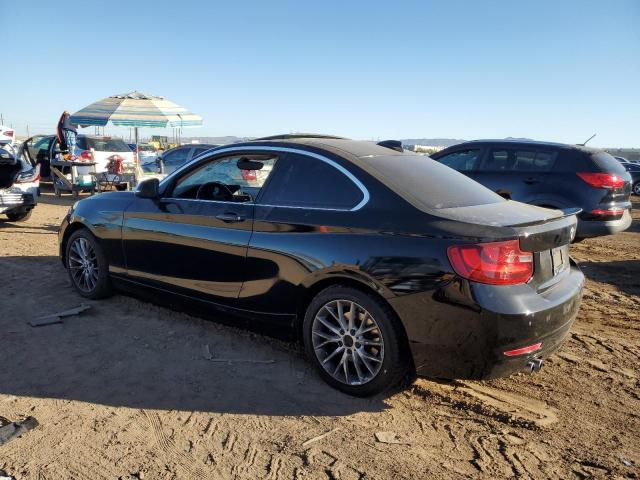 WBA1F9C50FVW98665 - 2015 BMW 228 I SULEV BLACK photo 2