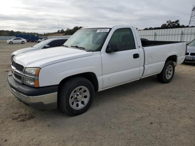 1GCEC14V15Z242646 - 2005 CHEVROLET SILVER1500 C1500 WHITE photo 1