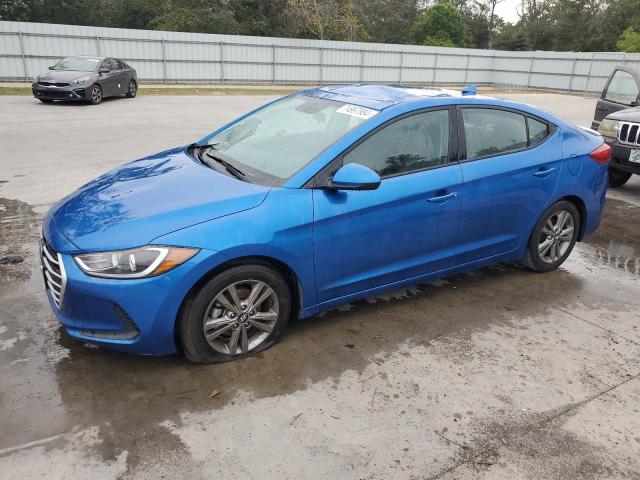 5NPD84LF8JH368996 - 2018 HYUNDAI ELANTRA SEL BLUE photo 1