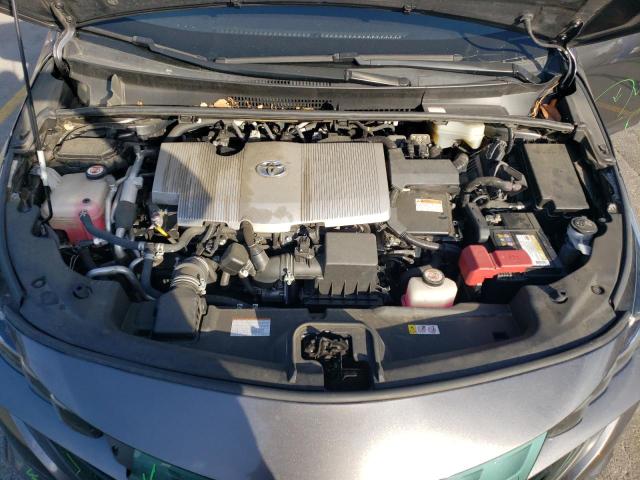 JTDKARFP9K3118340 - 2019 TOYOTA PRIUS PRIM ნაცრისფერი ფოტო 11