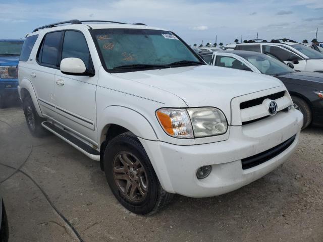 5TDZT34A77S286200 - 2007 TOYOTA SEQUOIA SR5 WHITE photo 4