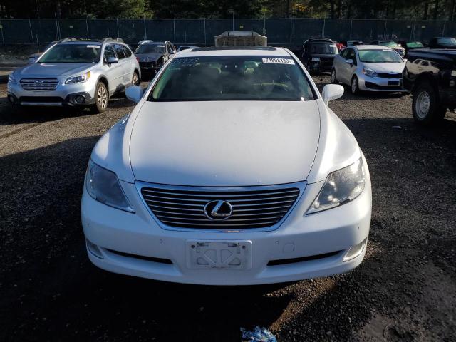 JTHGL46F075011181 - 2007 LEXUS LS 460L WHITE photo 5