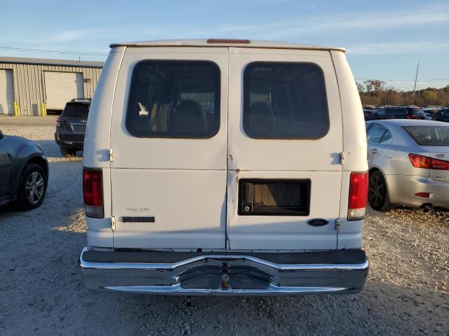 1FTNE14W28DA34697 - 2008 FORD ECONOLINE E150 VAN WHITE photo 6