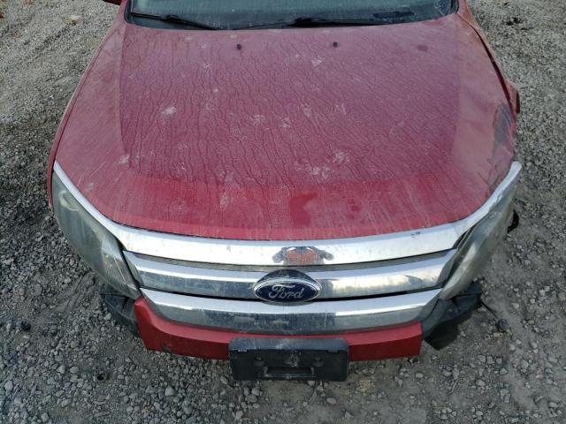 3FAHP0HA7CR267920 - 2012 FORD FUSION SE RED photo 11