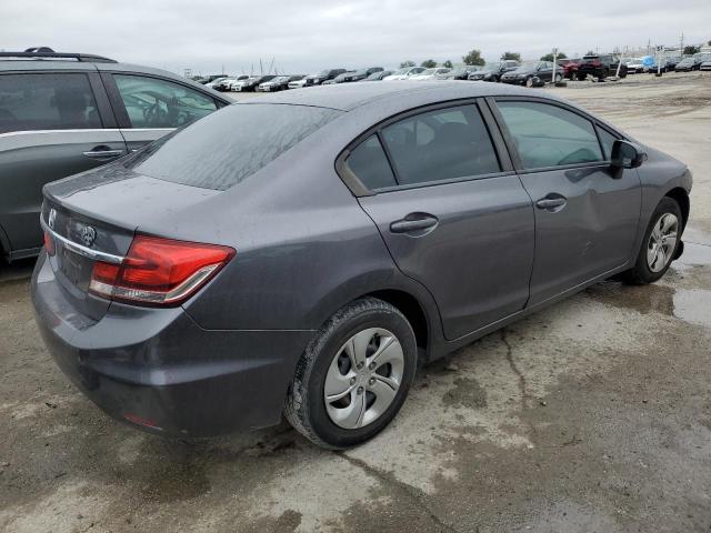 19XFB2F53FE242848 - 2015 HONDA CIVIC LX GRAY photo 3