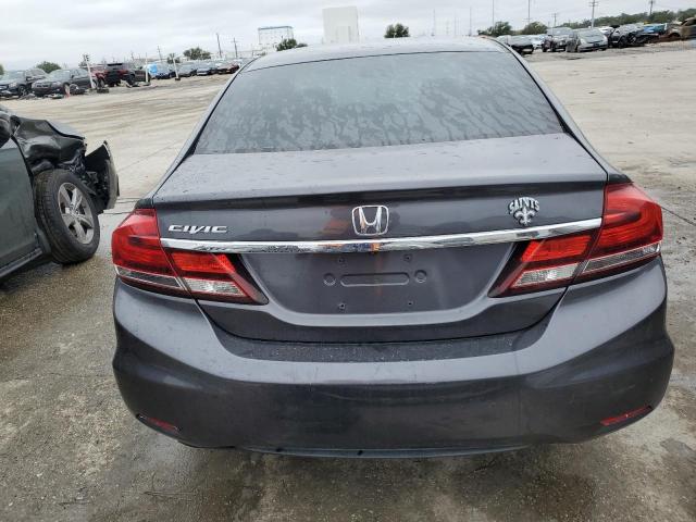 19XFB2F53FE242848 - 2015 HONDA CIVIC LX GRAY photo 6