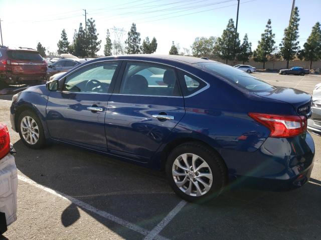 3N1AB7AP4JY312755 - 2018 NISSAN SENTRA S BLUE photo 2