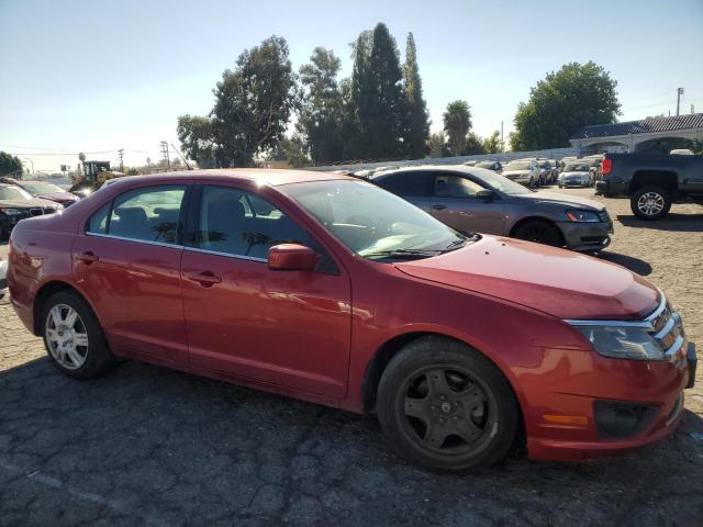 3FAHP0HA0AR141816 - 2010 FORD FUSION SE RED photo 4