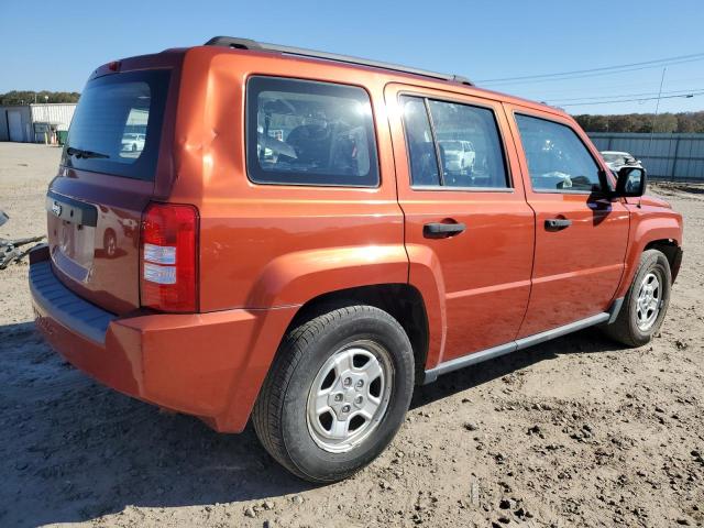 1J8FT280X8D664160 - 2008 JEEP PATRIOT SPORT ORANGE photo 3