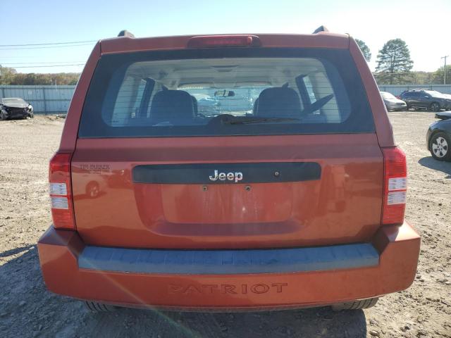 1J8FT280X8D664160 - 2008 JEEP PATRIOT SPORT ORANGE photo 6